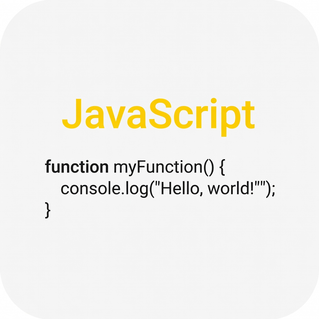 Icono de JavaScript para principiantes - fundamentos del lenguaje web